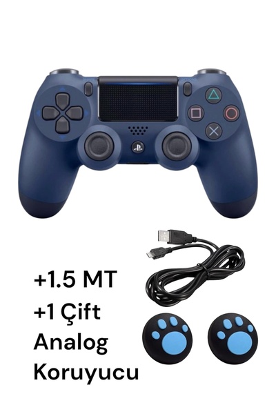 CRK TECH Playstation 4 DualShock Yeni Nesil V2 Gamepad + 1.5 MT Şarj Kablo + ...