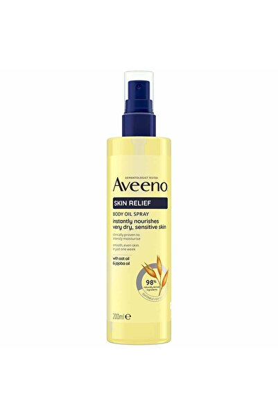 AVEENO رذاذ زيت الجسم بالشوفان والجوجوبا لتخفيف البشرة 200 مل