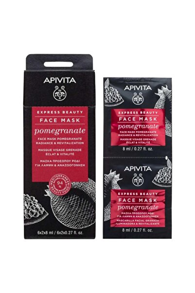 Apivita Express Pomegranate 2X8Ml- 6 Sheets Box