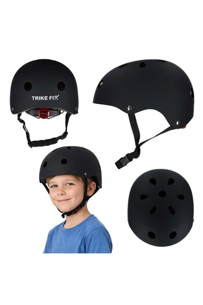 Ikonka Casca de bicicleta pentru copii Trike Fix, marime M (55-58 cm), lumina...