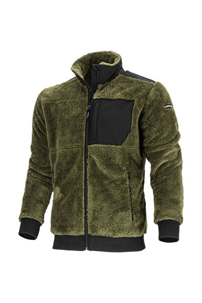 Lahti Pro JACHETA POLAR TIP-SHERPA / VERDE - M