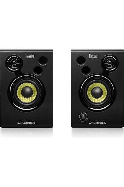 HERCULES DJ Monitör 32 Stüdyo & DJ Masaüstü Aktif Monitör Hoparlör