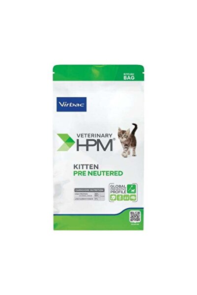 Virbac طعام القطط HPM KITTEN للقطط التي تم إزالة جنسها مسبقًا، 1.5 كجم من فار...