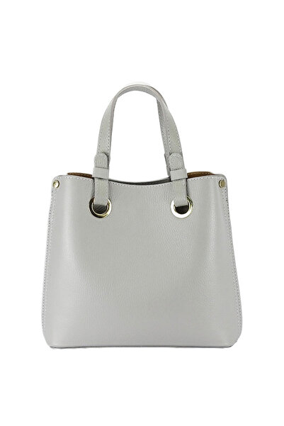 SOFILINE Medium light grey leather handbag 8916 129