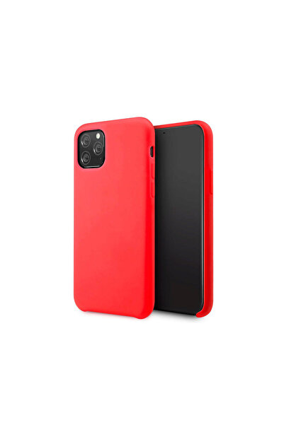 lemontti Husa iPhone 11 Pro Silicone Lite Rosu