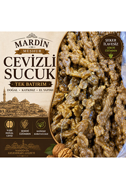 meka yöresel Mardin Meşhur Cevizli Sucuk ◆ Tek Batırım ◆ Şeker İlavesiz ◆ Üzü...