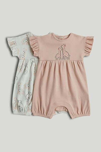 MOTHERCARE 2 Pack Safari Rompers