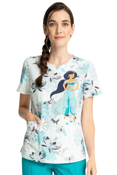 Other Bluză medicală Cherokee Disney Tooniforms TF761 pentru femei, Multicolo...