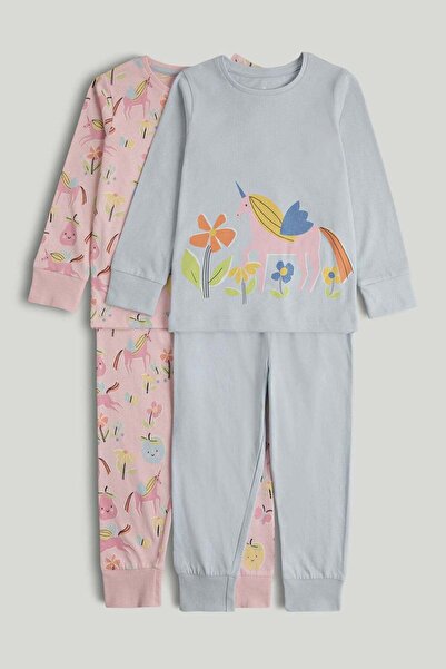 MOTHERCARE 2 Pack Party Horse Pyjamas