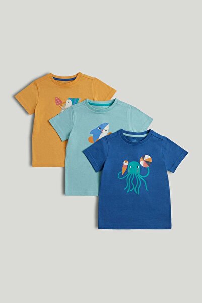 MOTHERCARE 3 قطع من تي شيرتات بيش لايف