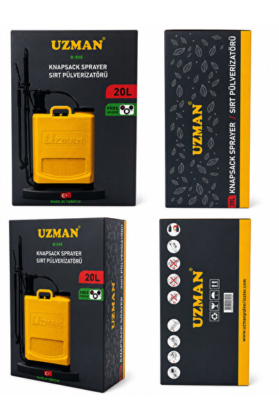 Uzman 20L İLAÇLAMA/SULAMA / K-105 20L SIRT PÜLVERİZATÖRÜ