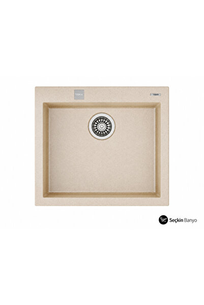 Teka SQUARE 50*40 TEK GÖZ GRANİT EVYE BEJ (115230007)