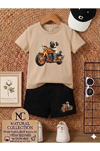 Nice Clothes TRIUNGRĂ ȘI PANTALONI SCURȚI DE VARĂ PENTRU COPII UNISEX (IMPRIM...