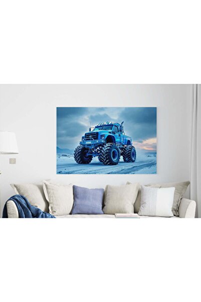 Efect Canvas Tablou Canvas - Monstertruck pe gheata