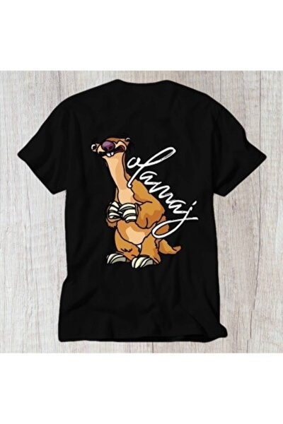 yiou trendy clothing تي شيرت نسائي من donamod Ice Age Can't Be Sid Back مطبوع...