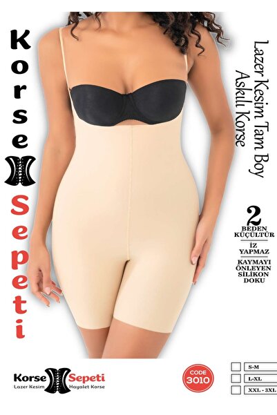 NightLove Laser Cut Full Length Strappy Corset