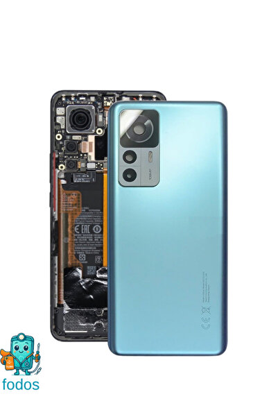 Fodos Xiaomi Mi 12T Arka Kapak - Arka Pil Batarya Kapağı Kamera Lensli - 2207...