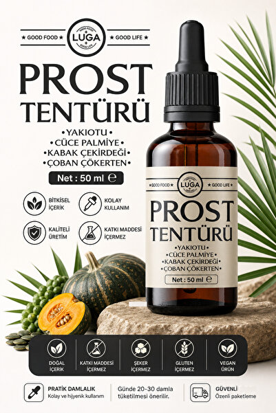 Luga Prost Tenürü 50 ml - Yakıotu, Cüce Palmiye, Kabak Çekirdeği, Çoban Çöker...
