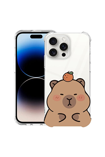 bestcase Husă Antișoc pentru Apple iPhone 14 Pro, Capibara Drăguță, 1399705 A...