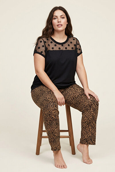 Siyah İnci Γυναικεία Πιτζάμα Plus Size "Siyah Inci" ELSA