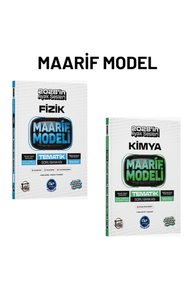 Çap Yayınları 2028 Üniversiteye Hazırlık Fizik ve Kimya Ders Platosu Maarif M...