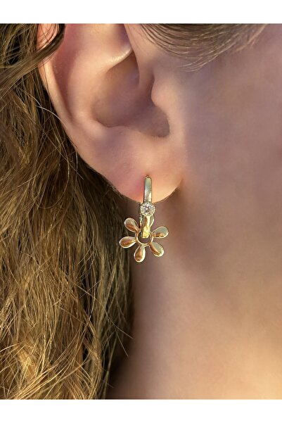 Nilly Jewelry Xuping Sallantılı Çiçek Küpe