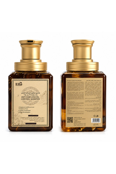 ella care Herbal Oil Control Anti-Hair Loss Shampoo 500ml