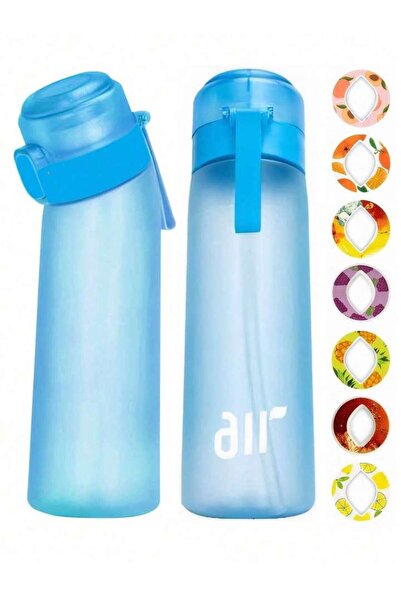 Choice4 0.8L medium blue 1pc new 800ml/27oz portable sports traw water bottle...