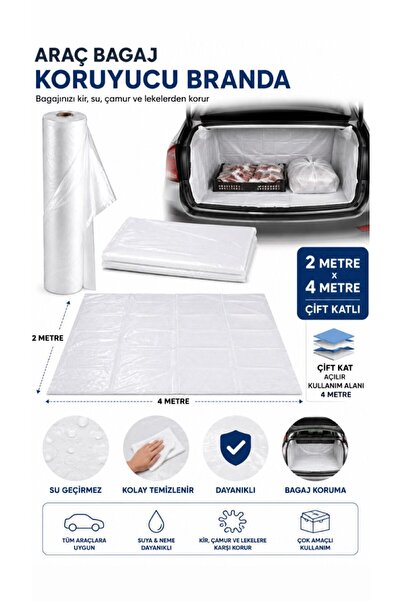 figanlar ambalaj Kurban Pay Dağıtım Brandası 2x4 Metre Çift Katlı Araç Bagaj ...