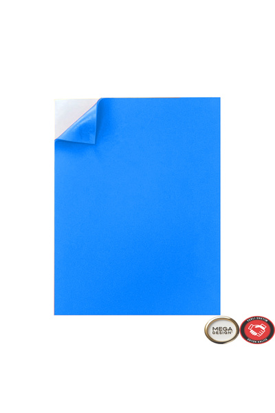 Mega Design Eva Mavi Yapışkanlı El işi için A kalite pürüzsüz 50x70 cm