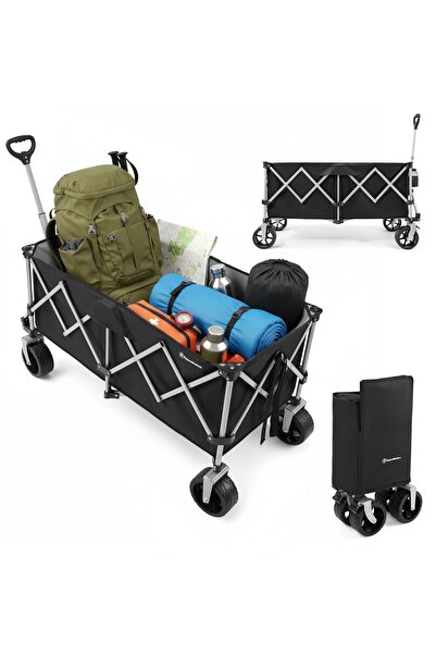 HyperMotion Cărucior pliabil transport XXL 250L negru