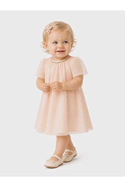 OUTLET İsi̇z Baby Girl Stylish Tulle Dress