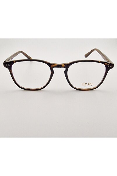 TRİQO Triq SN1216 C2 women's rectangular brown acetate glasses with Printed