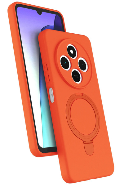 New Face Ilkeshop New Redmi 14C Regal Magsafe Stand Cover (212557) - Orange
