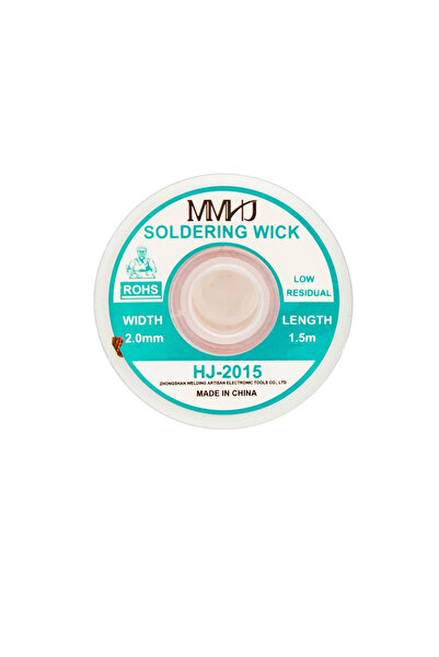 Rodevino Lehim Emme Teli 2mm x 1.5m Lehim Sökme Fitili Desoldering Wick