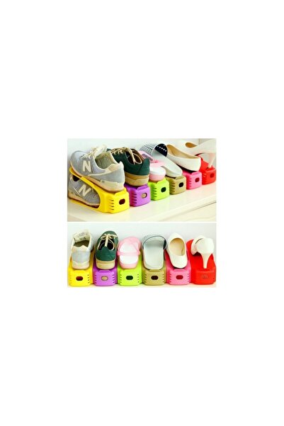 Aca Set de 12 organizatoare de pantofi, multicolor, gri