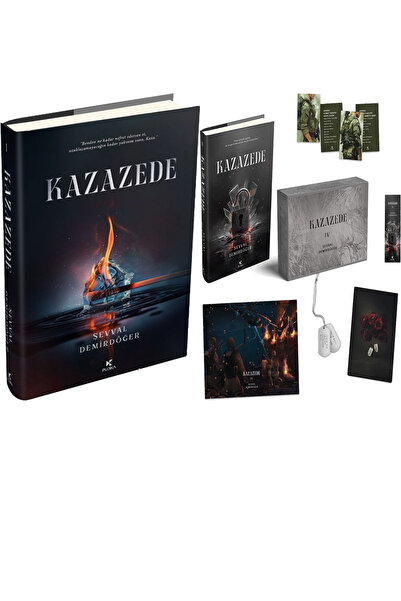 Pukka yayınları Kazazede 1 Ciltli ve Kazazede 4 Kutulu Askeri Künye Ciltli (Ş...