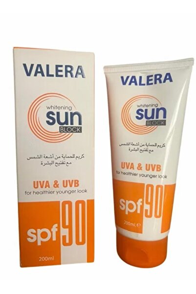 Valera Sunblock SPF 90 Moisturizing Whitening Sunscreen Cream for Dark Skin 2...
