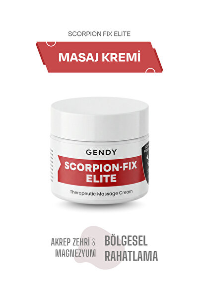 GENDY Scorpion Fix Elite - Akrep Zehri & Magnezyum - Rahatlatıcı ve Ağrı Gide...