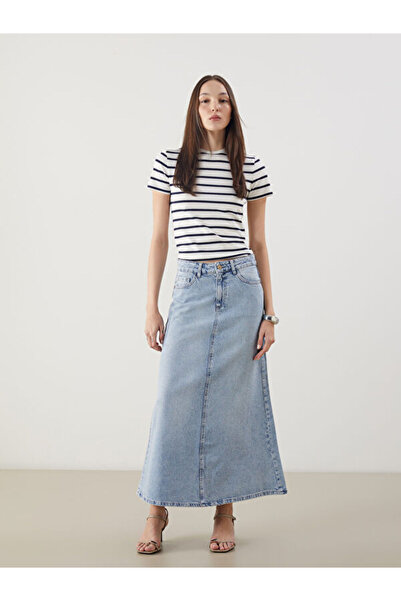 LC Waikiki Standard Fit Jean Skirt