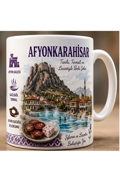 KADOREX DESIGN Turkish Cities Special Design Mug – Collection with Regional C...