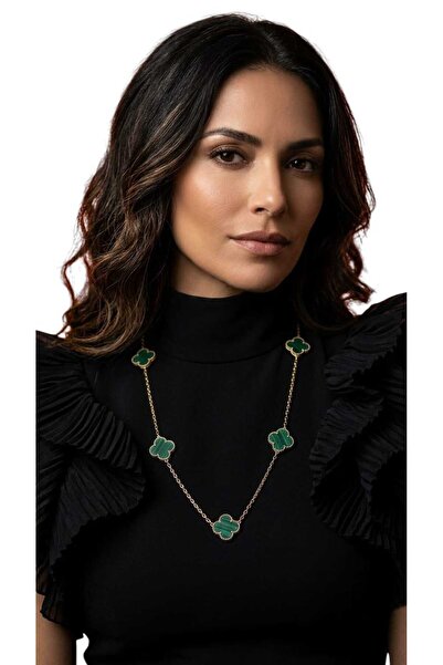 NN LANT Diva placat cu aur 14 k VERDE