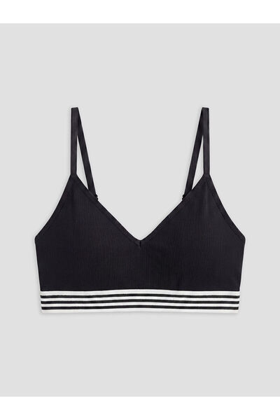 LC Waikiki Peak New Season Padded Striped Bustier Without Underwire