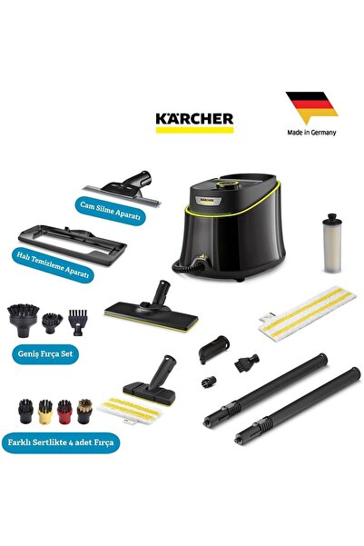 Karcher Sc 3 Deluxe Easyfix Plus Set 1900W 3.5 Bar Hızlı Isınan Buharlı Temiz...