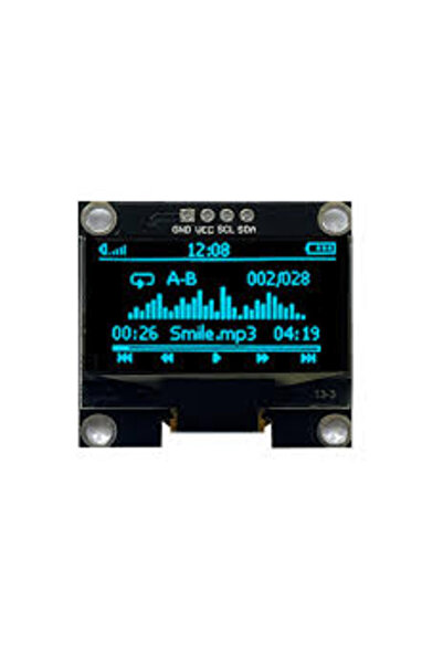 gözeler 1.3 inch I2C OLED Ekran (128x64) SSD1106G