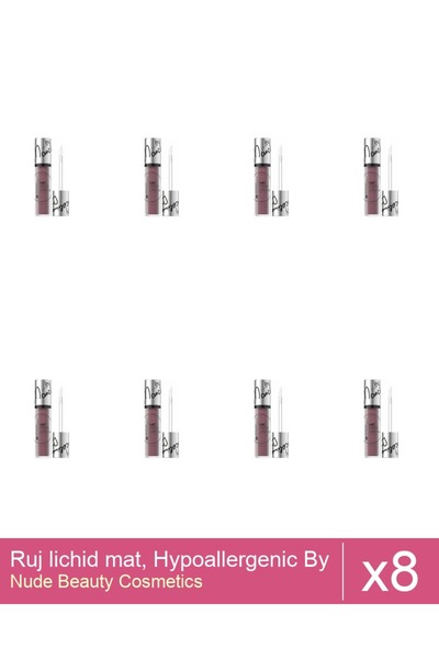 Makeup Set of 8x matte liquid lipstick, Hypoallergenic By Marceline, 04 San F...