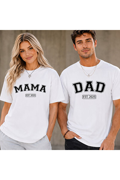 VODEXA Tricou oversize pentru bărbați și femei, cu imprimeu mama, 100% bumbac...