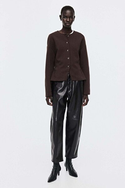 H&M Collarless scuba blazer