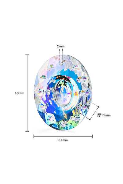 Choice6 YDDX Polish AB Color Crystal Glass Prism Pendants Hanging Suncatcher ...