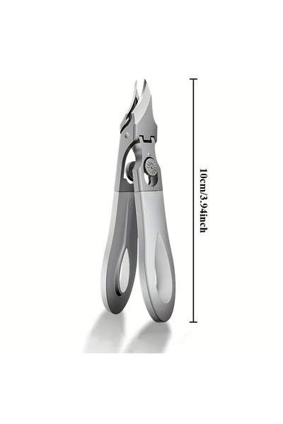 Choice1 Silvery Professional Slanted Nail Clippers Super Sharp Stainless Stee...